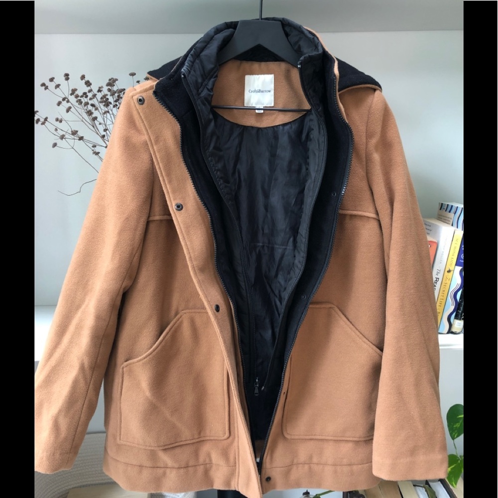 Croft & Barrow Camel Peacoat